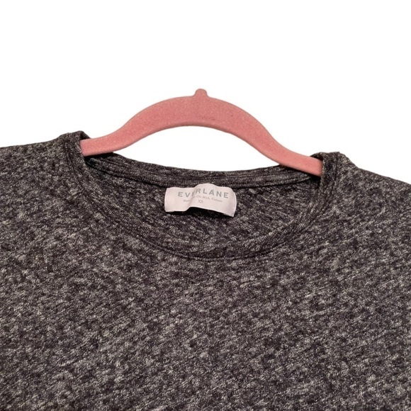 Everlane Grey Knit Crop Top Size XS - Picture 2 of 4